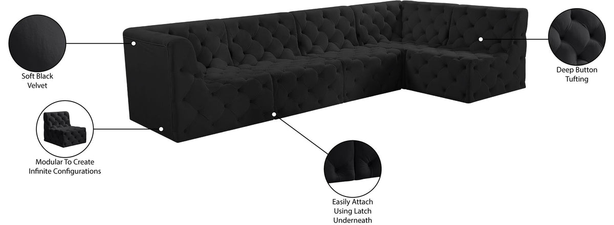 Tuft - 5 Piece Modular Sectional