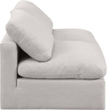 Indulge - Linen 2 Seat Modular Armless Sofa