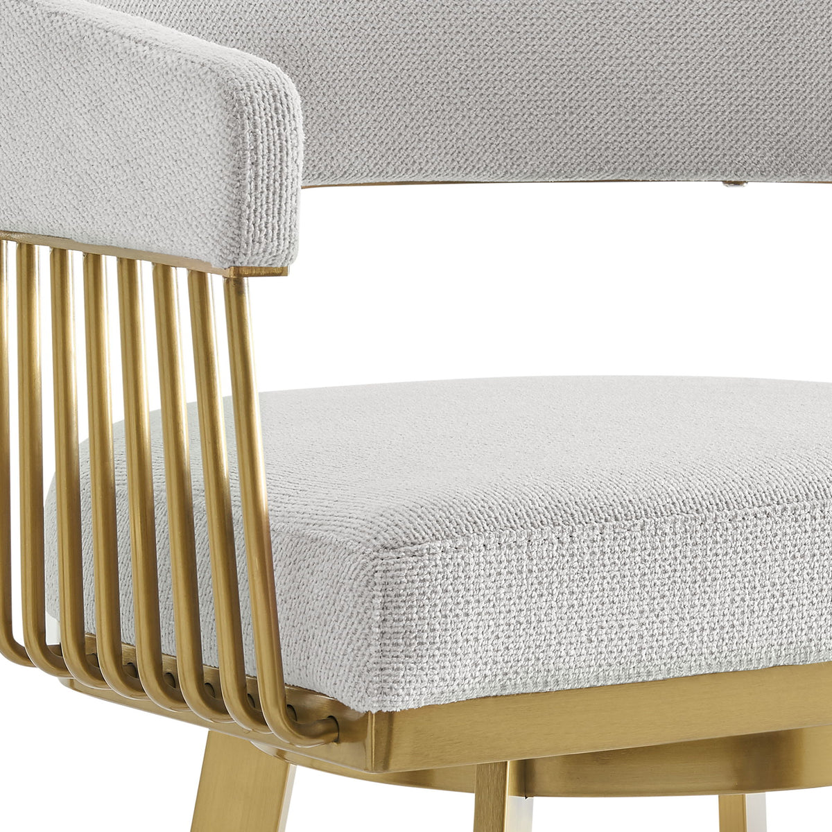 Chelsea - Swivel Fabric Stool