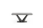 Cloud - Dining Table - Gray / Black