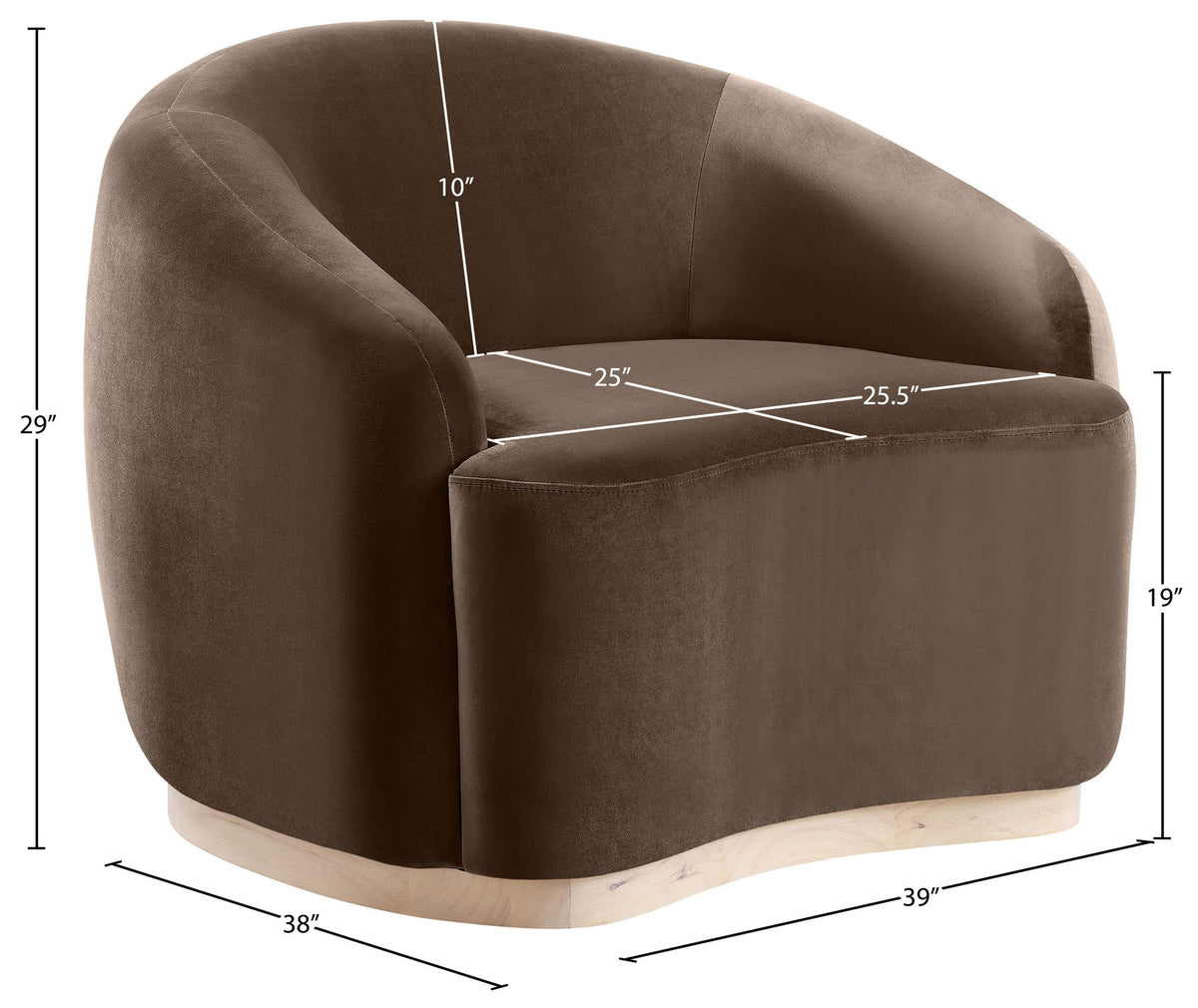 Gustavo - Velvet Upholstered Chair