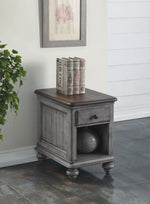 Plymouth - Chairside Table - Gray