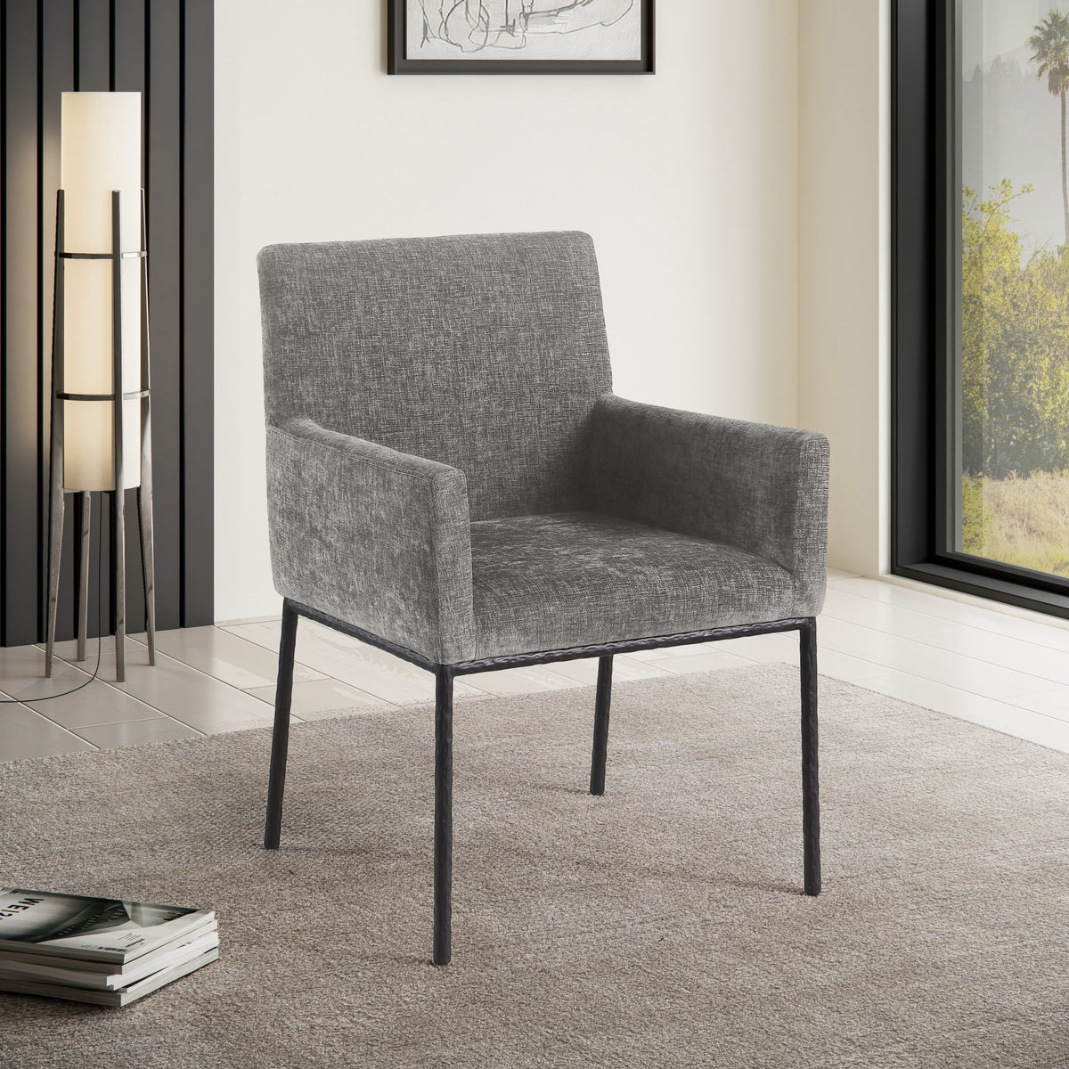 Reeves - Dining Chair With Black Legs (Set of 2)