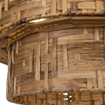 Water Hyacinth - 4 Light Woven Pendant - Light Brown