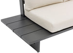 Maldives - 7 Piece Water Resistant Outdoor Patio Modular Sectional With Gray Base