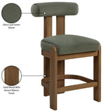 Arienzo - Velvet Upholstered Counter Stool (Set of 2)