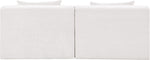 Stellar - 2 Piece 76" Upholstered Modular Armless Loveseat