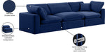 Comfy - Velvet Modular Sofa 3 Seats