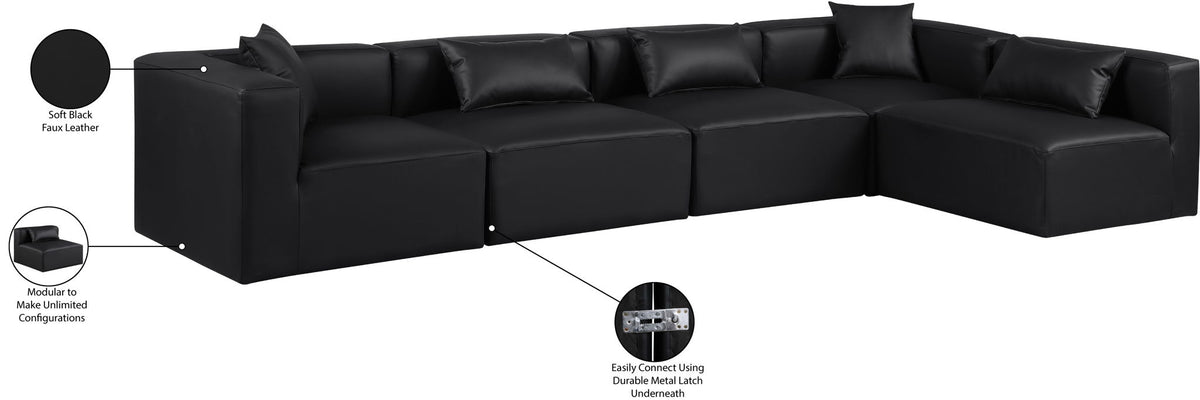 Cube - 5 Piece Modular Sectional