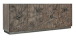 Melange - Florence 4-Door Credenza - Dark Gray