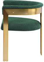 Romeo - Boucle Dining Chair With Gold Base (Set of 2)