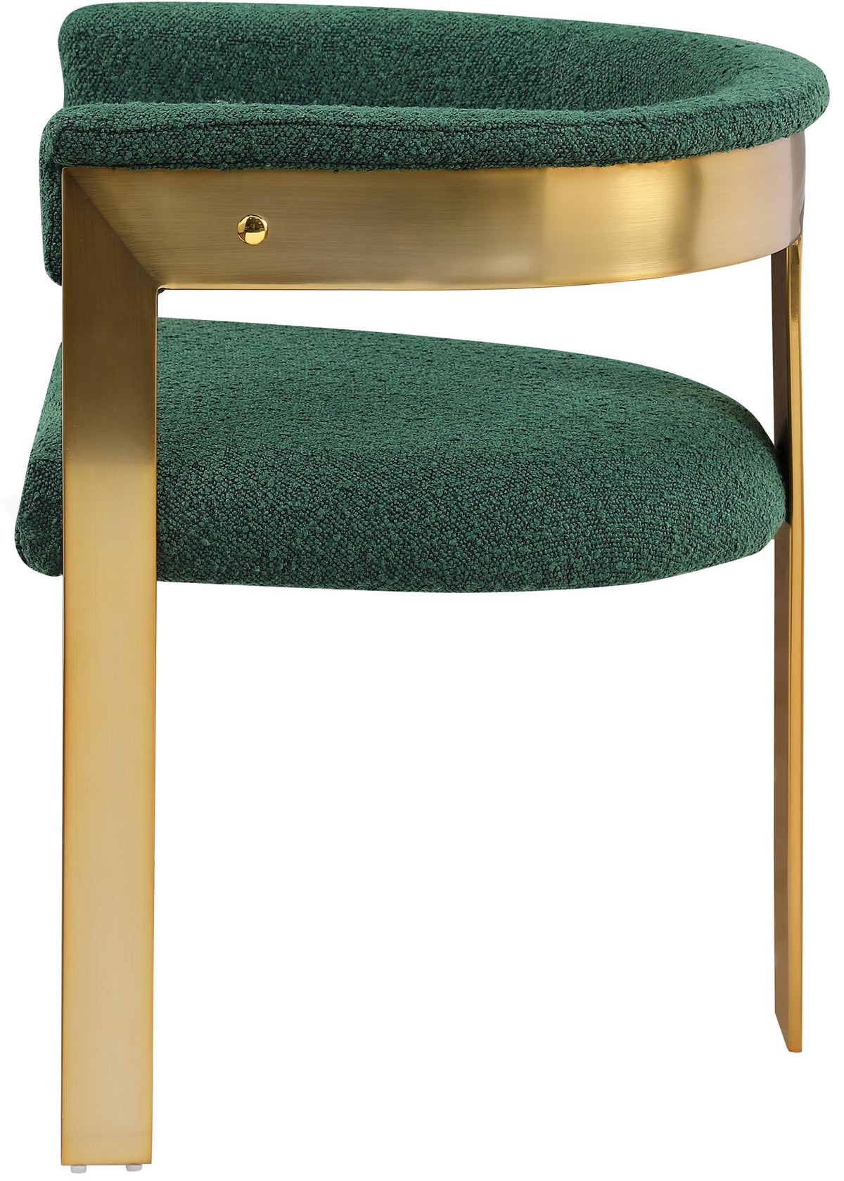 Romeo - Boucle Dining Chair With Gold Base (Set of 2)