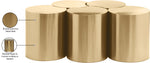 Dimple - 5 Piece Modular Coffee Table