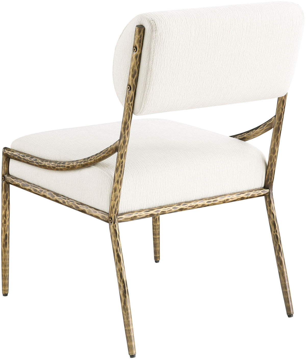 Bastille - Upholstered Dining Side Chair (Set of 2) - Brass Frame
