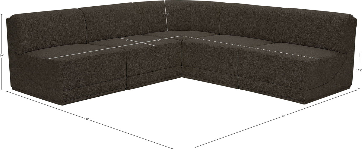 Ollie - 5 Piece Modular Sectional