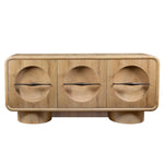 Forest Rings - Lighted 3 Door Cabinet - Light Brown