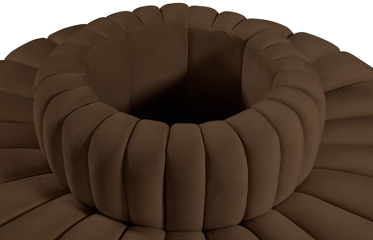 Arc - Velvet 8 Piece Round Modular Sofa