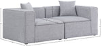 Cube - Linen Modular 2 Seat Sofa