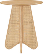 Butterfly - Solid Wood And Natural Cane Table With Natural Top