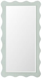 Commerce And Market - Waverly Leaner Mirror - Blue