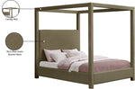 Eden - Boucle Fabric Upholstered Bed