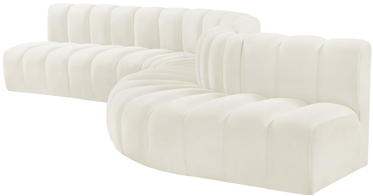 Arc - Velvet 7 Piece Modular Sofa