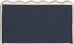 Tempo - Velvet Upholstered Bed - Cream
