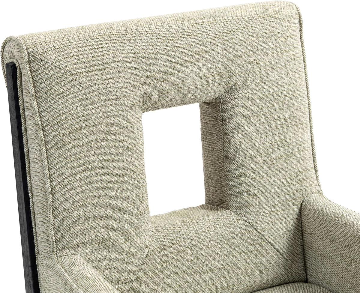 Gwendolyn - Dining Arm Chair With Black Frame