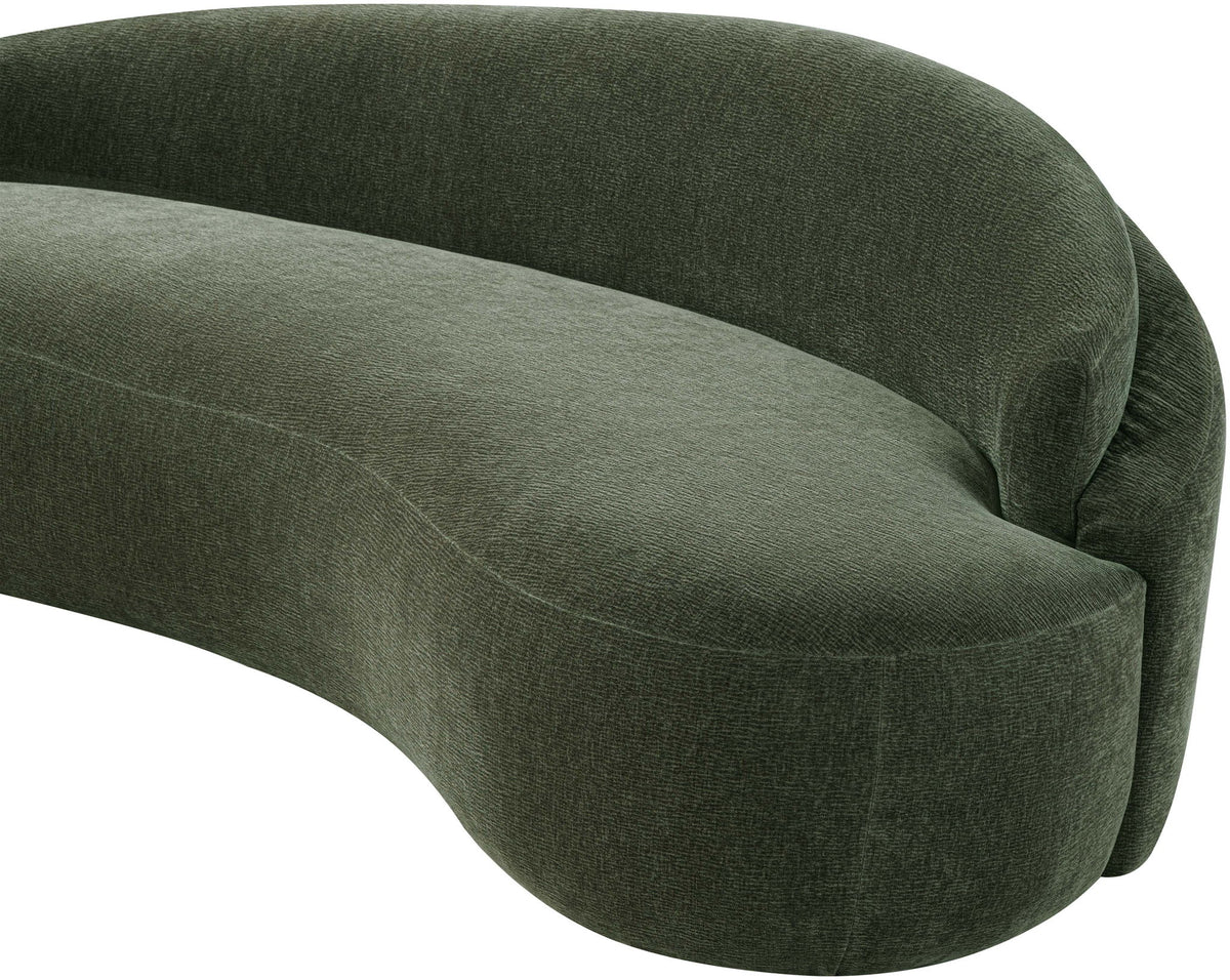 Caspian - Chenille Fabric Upholstered Loveseat