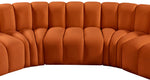 Arc - Velvet Modular U-Shaped Sectional
