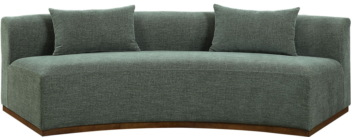 Avanti - 104" Chenille Fabric Upholstered Sofa
