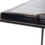 Eisen - Textured Glass Accent Table - Bronze