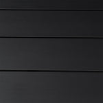 Felicia - Outdoor Patio Dining Table In Aluminum - Black
