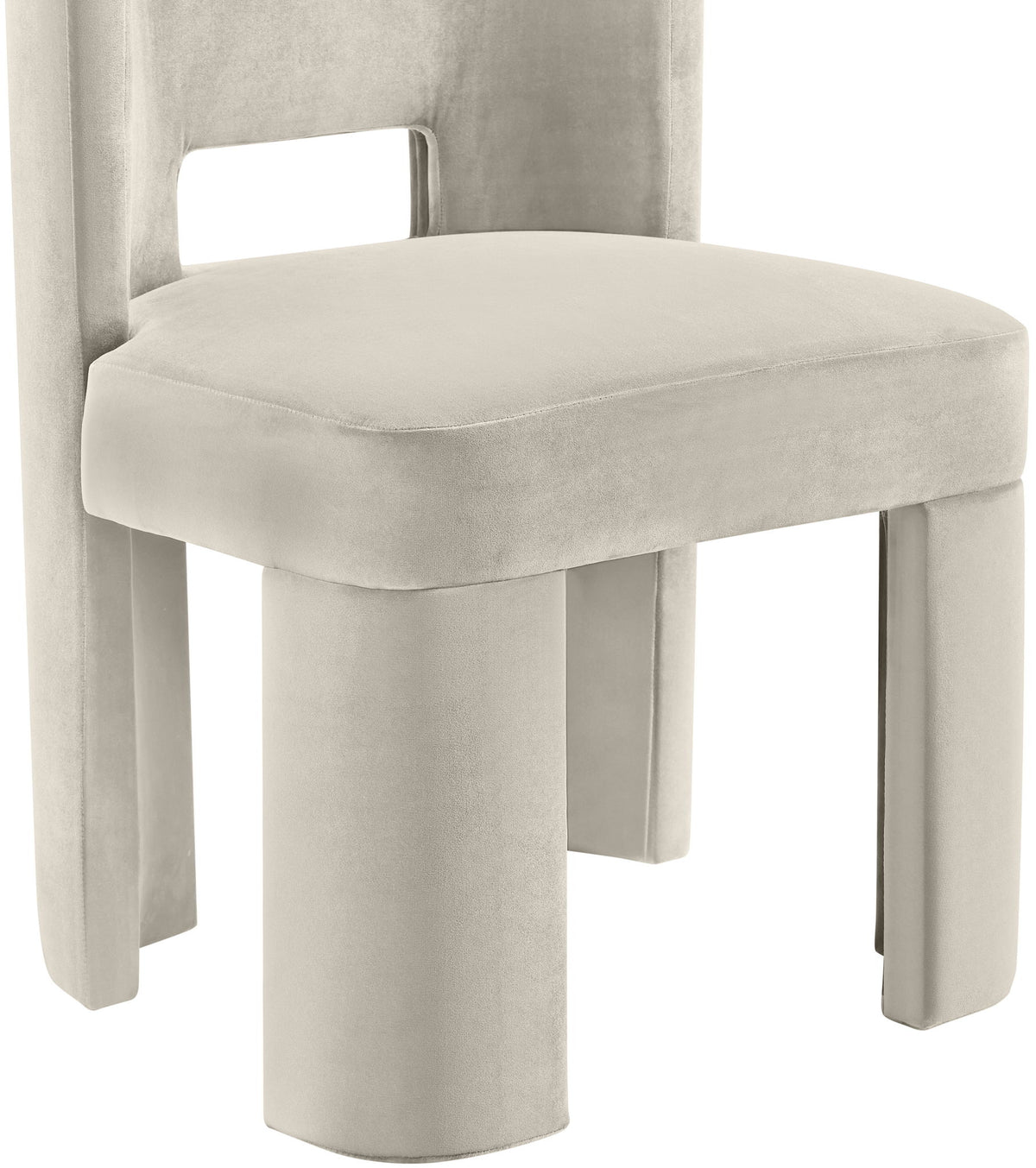 Zuno - Velvet Performance Fabric Upholstered Dining Chair (Set of 2)
