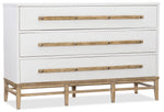 Urban Elevation - 3-Drawer Bachelors Chest - White / Light Brown