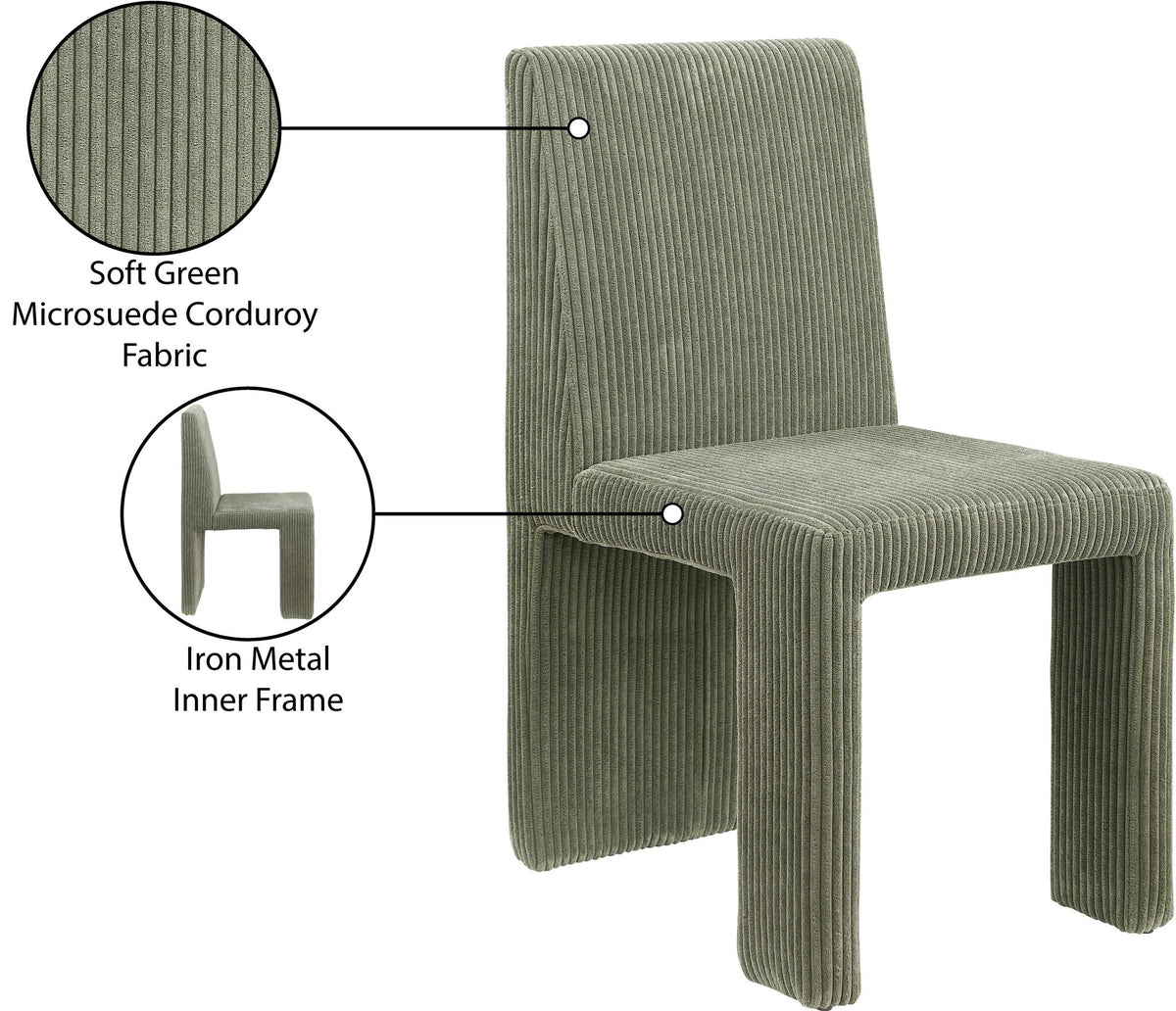 Benson - Microsuede Dining Chair (Set of 2)