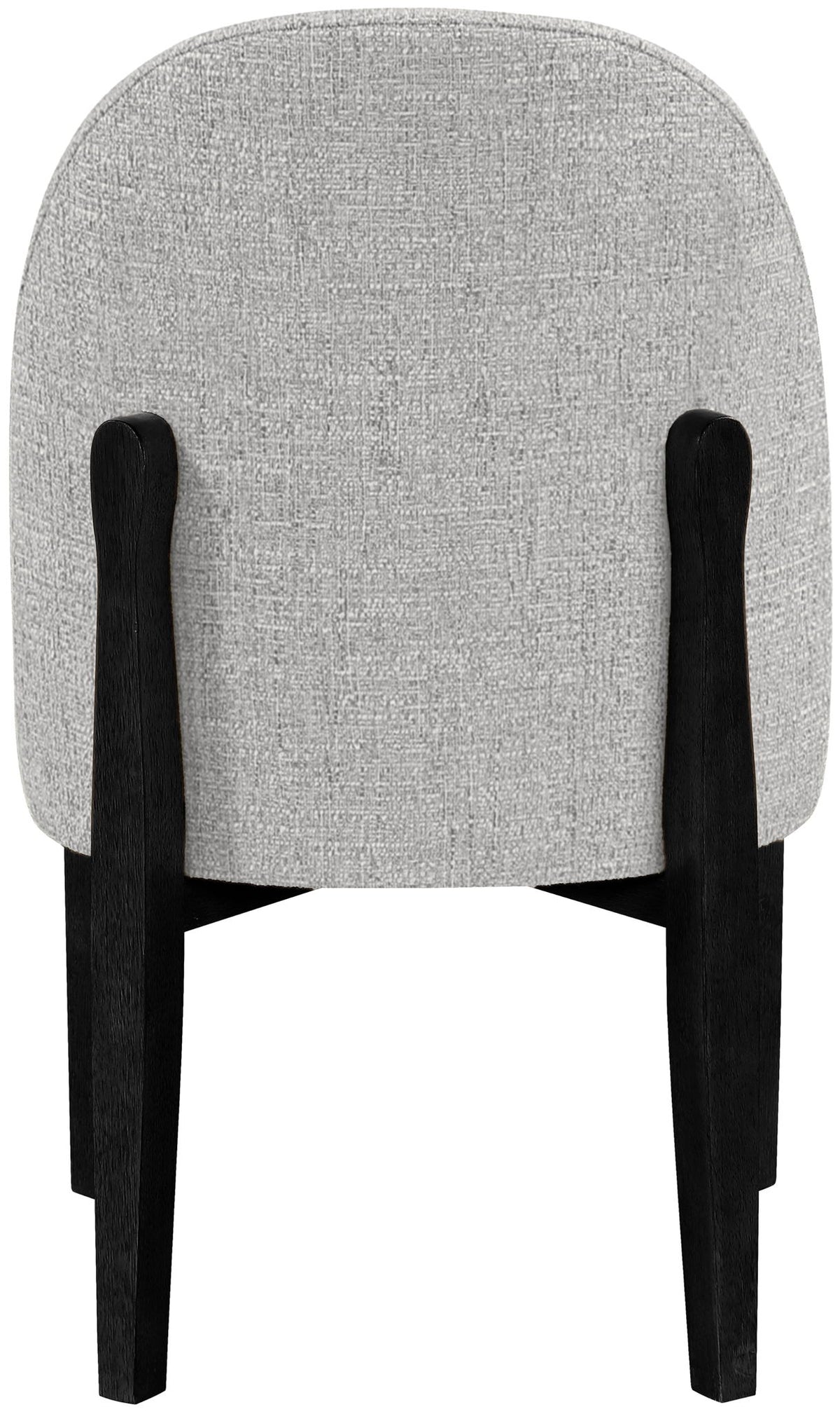 Torino - Upholstered Dining Chair With Brushed Black Base (Set of 2)