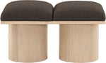 Pavilion - 2 Piece Modular Bench With Natural Base