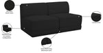 Ollie - 2 Seat Armless Modular Sofa