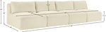 Shaggy - 4 Seat Modular Armless Sofa