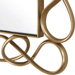 Twist It - Mirror - Antique Brass