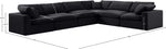 Comfy - 6 Piece Velvet Modular Corner Sectional