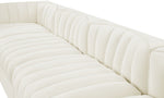 Rummi - Velvet Performance Fabric Upholstered 5 Piece Modular Sofa