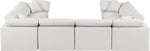 Indulge - Faux Leather 8 Piece Modular Sectional