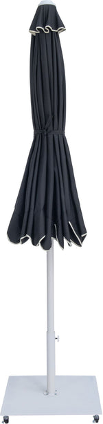 Amalfi - Aluminum Patio Umbrella - White Base / White Pole