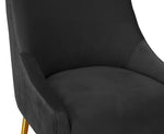 Beatrix - Pleated Velvet Stool