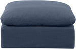 Indulge - Linen Ottoman