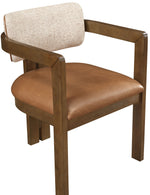 Ravina - Upholstered Dining Chair With Stained Brown Base (Set of 2)