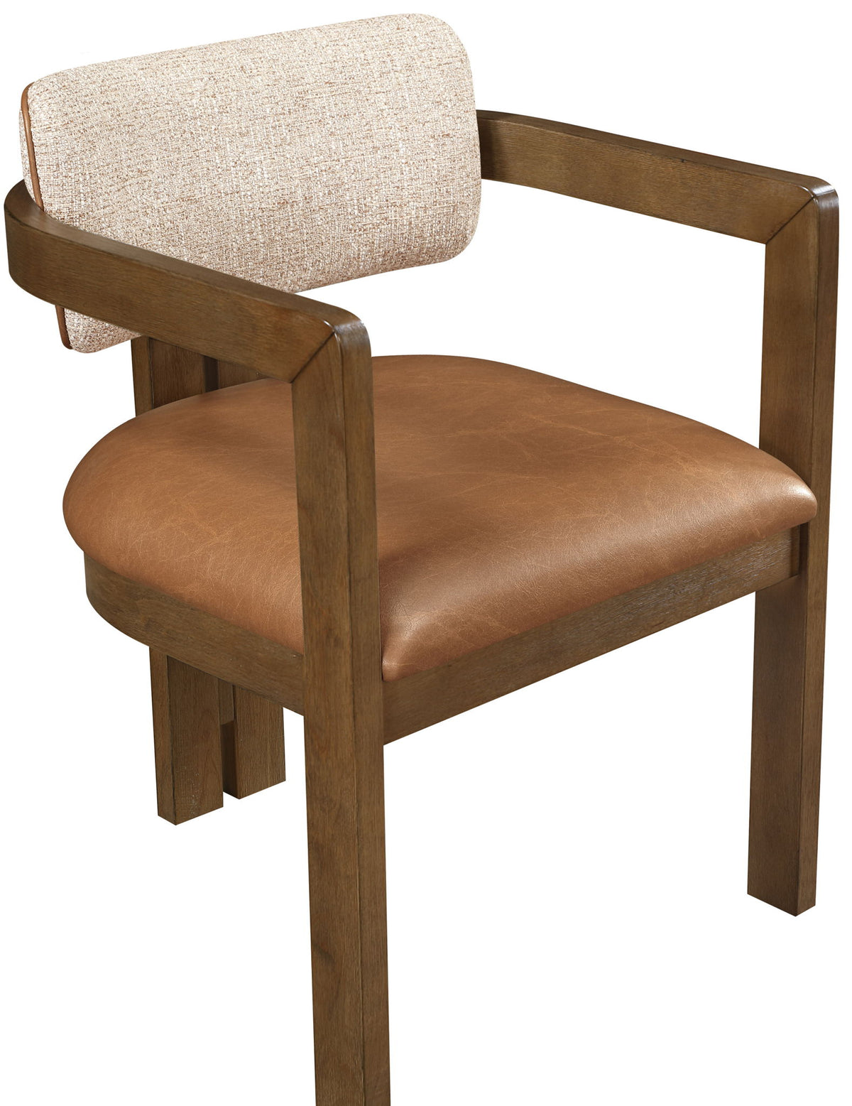 Ravina - Upholstered Dining Chair With Stained Brown Base (Set of 2)