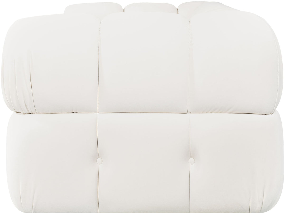 Orin - Velvet Performance Fabric Upholstered 2 Piece Modular Sofa (2 Corner Chairs)